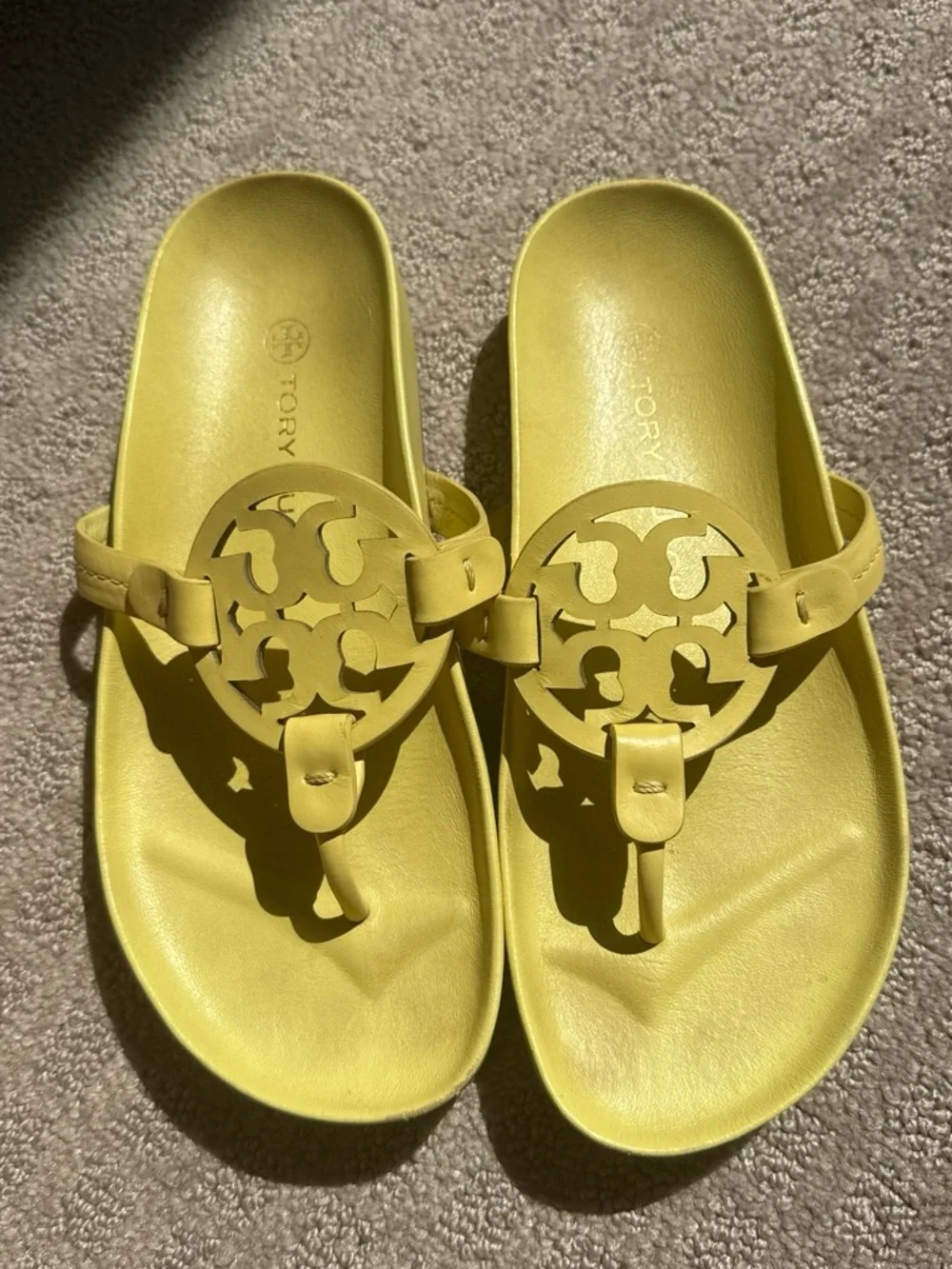 Tory Burch bright yellow